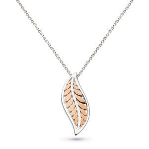 Kit Heath Blush Leaf Sterling Silver Necklace